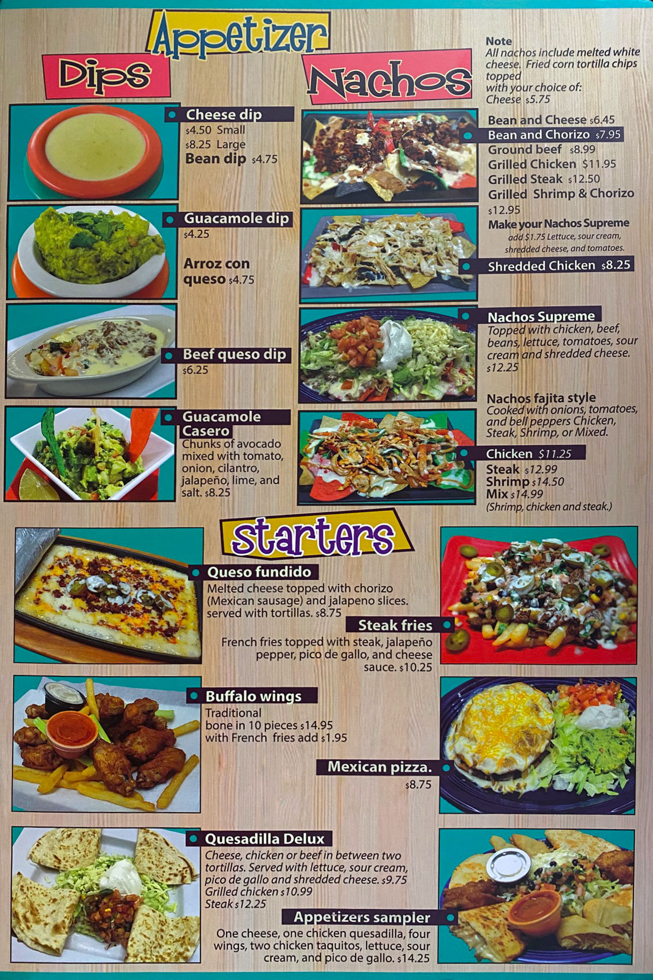  Casa Charro  menu 2