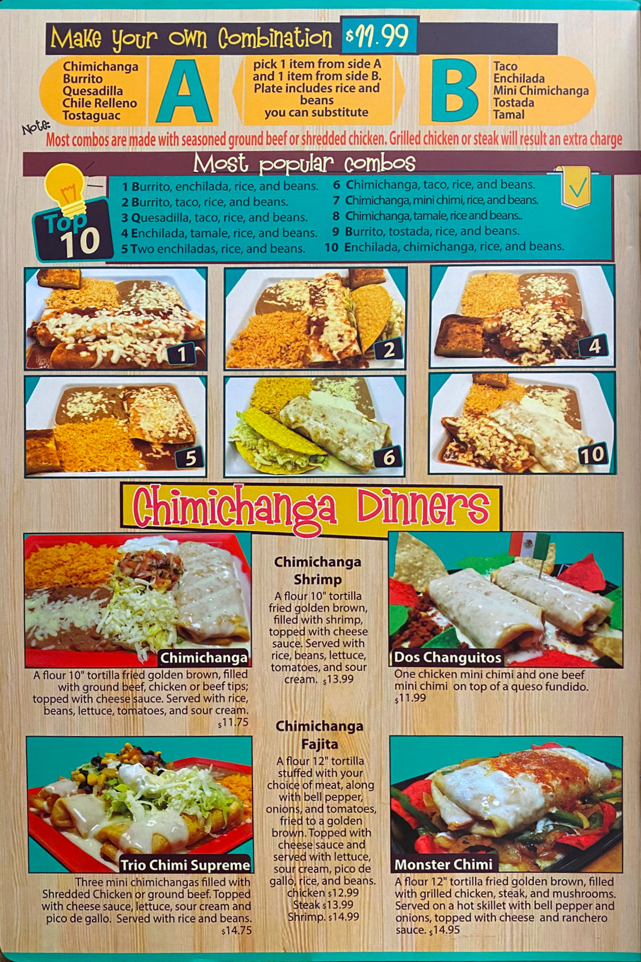  Casa Charro  menu 3